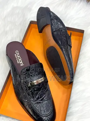 Italian Cruciani Leather Half Shoe