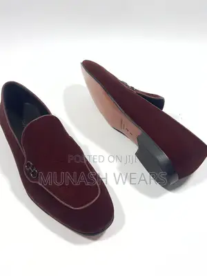 Italian Feragamo Velvet Royal Shoe 40-47