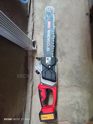 16" Cordless Chain Saw With Double Batteries