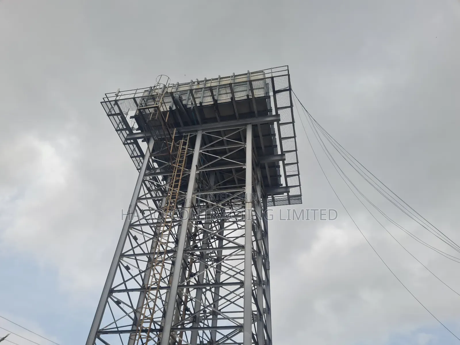 Water Storage Tank Stanchion Fabrication