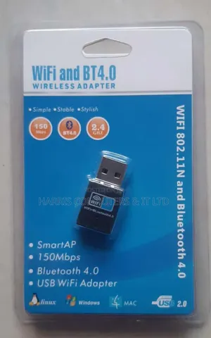 Wifi 80.211n and Bluetooth 4.0 Wireless Adapter