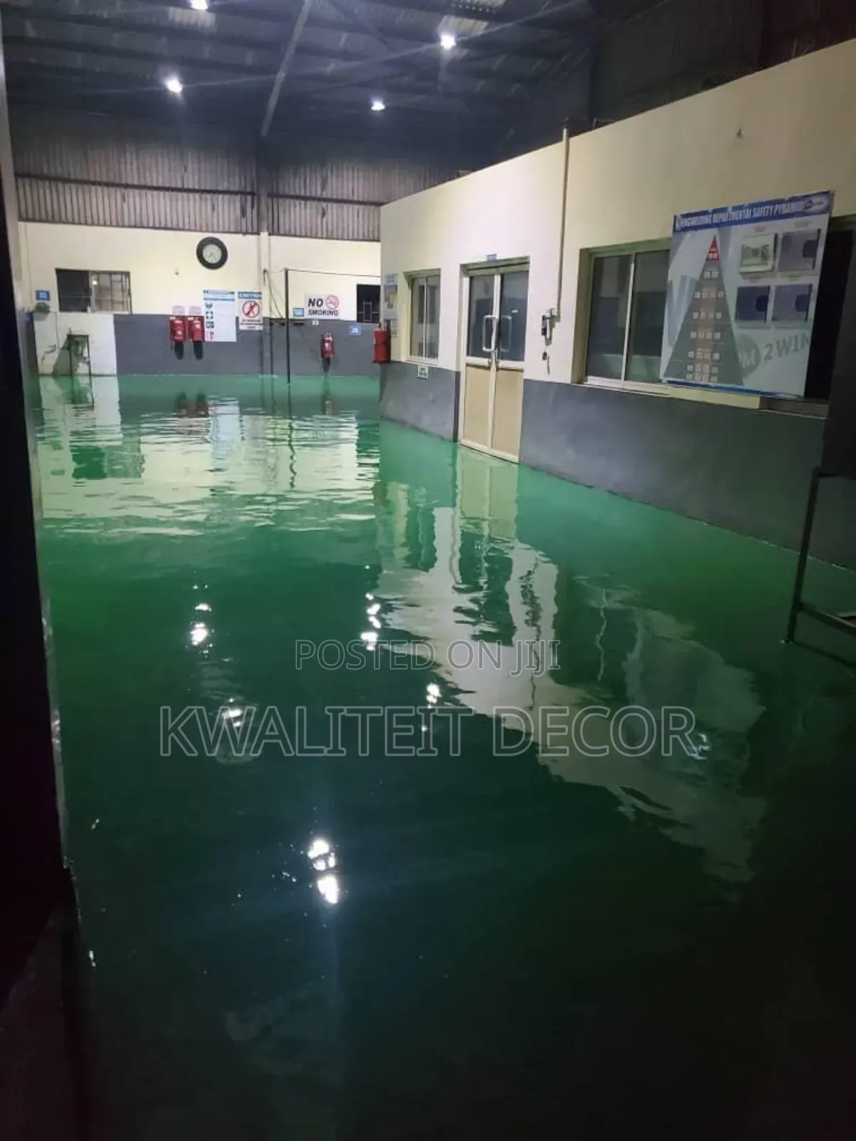 Mortar With Epoxy Flooring