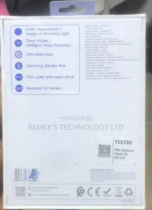 Tecno Hipods H3