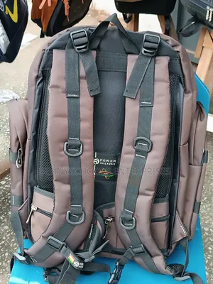 Rugged Very Strong Power Backpack With Water Bottle Pocket
