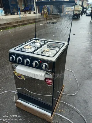 Skyrun 3gas 1electric Gas Cooker With Oven Auto Ignation