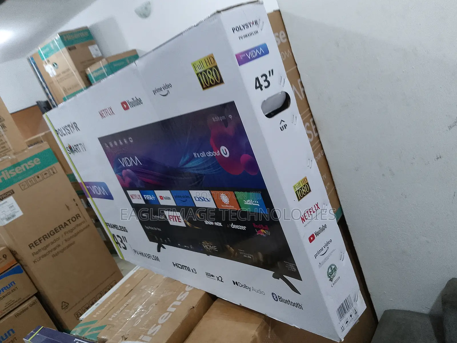 Unique Polystar 43''smart TV