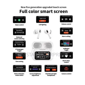 A9 Pro Bluetooth Earbuds With Anc. Airpods Pro Bluetooth Anc