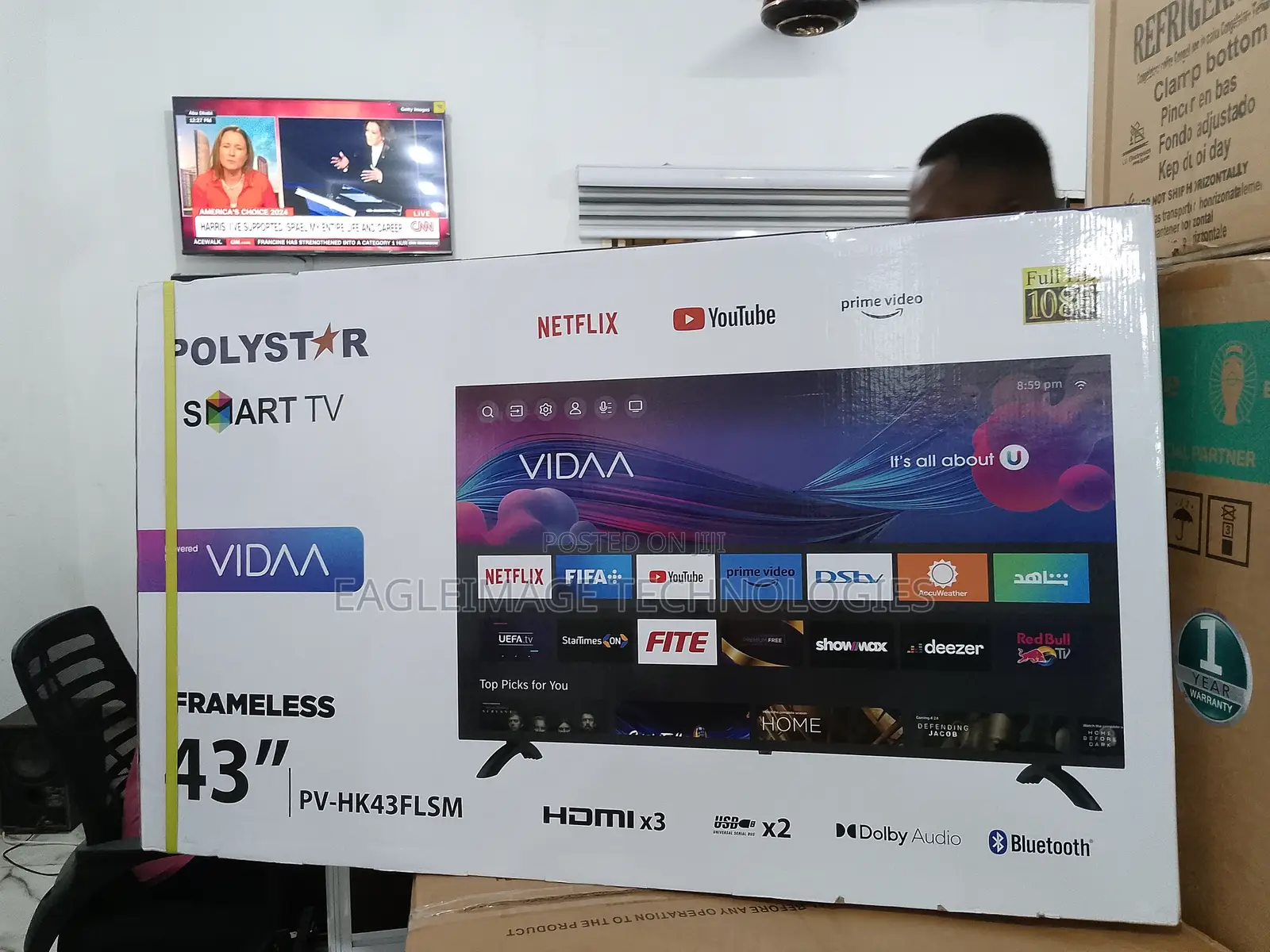 Newly Produced Polystar 43'' Smart TV