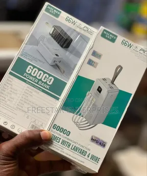 MACHES 60000 Mah Power Bank Cable. MACHES 66W Power Bank.
