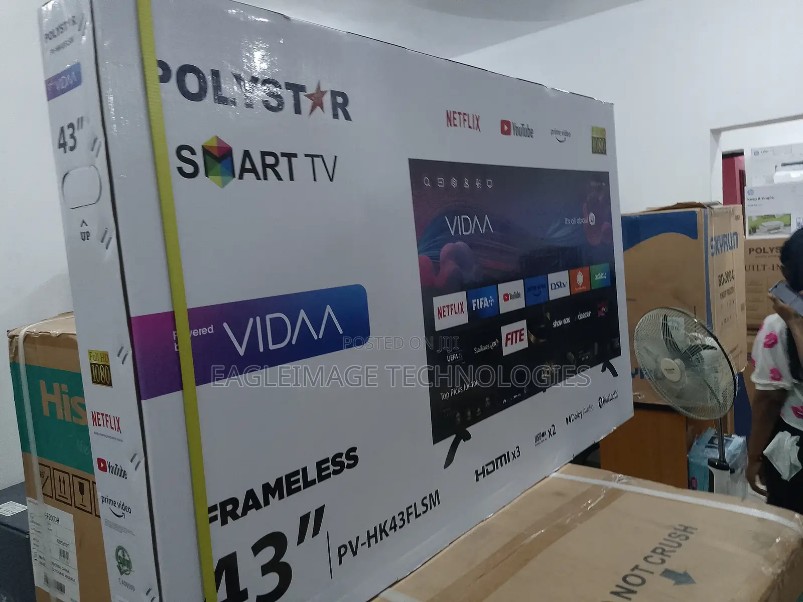 Durable Polystar 43'' Smart TV