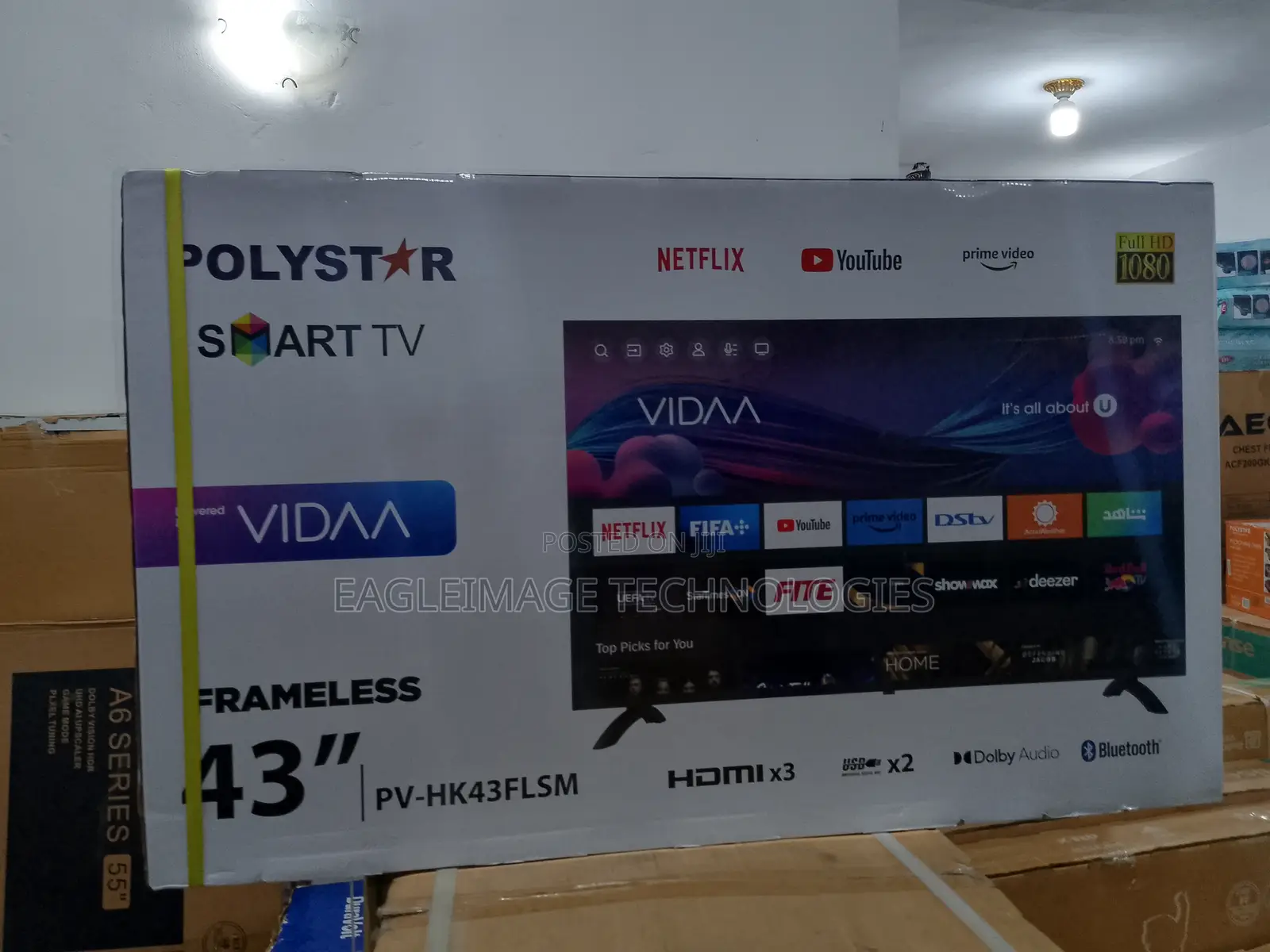 Wellmade Polystar 43'' Smart TV