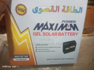 18ah 12v Gel Solar Battery Maximum