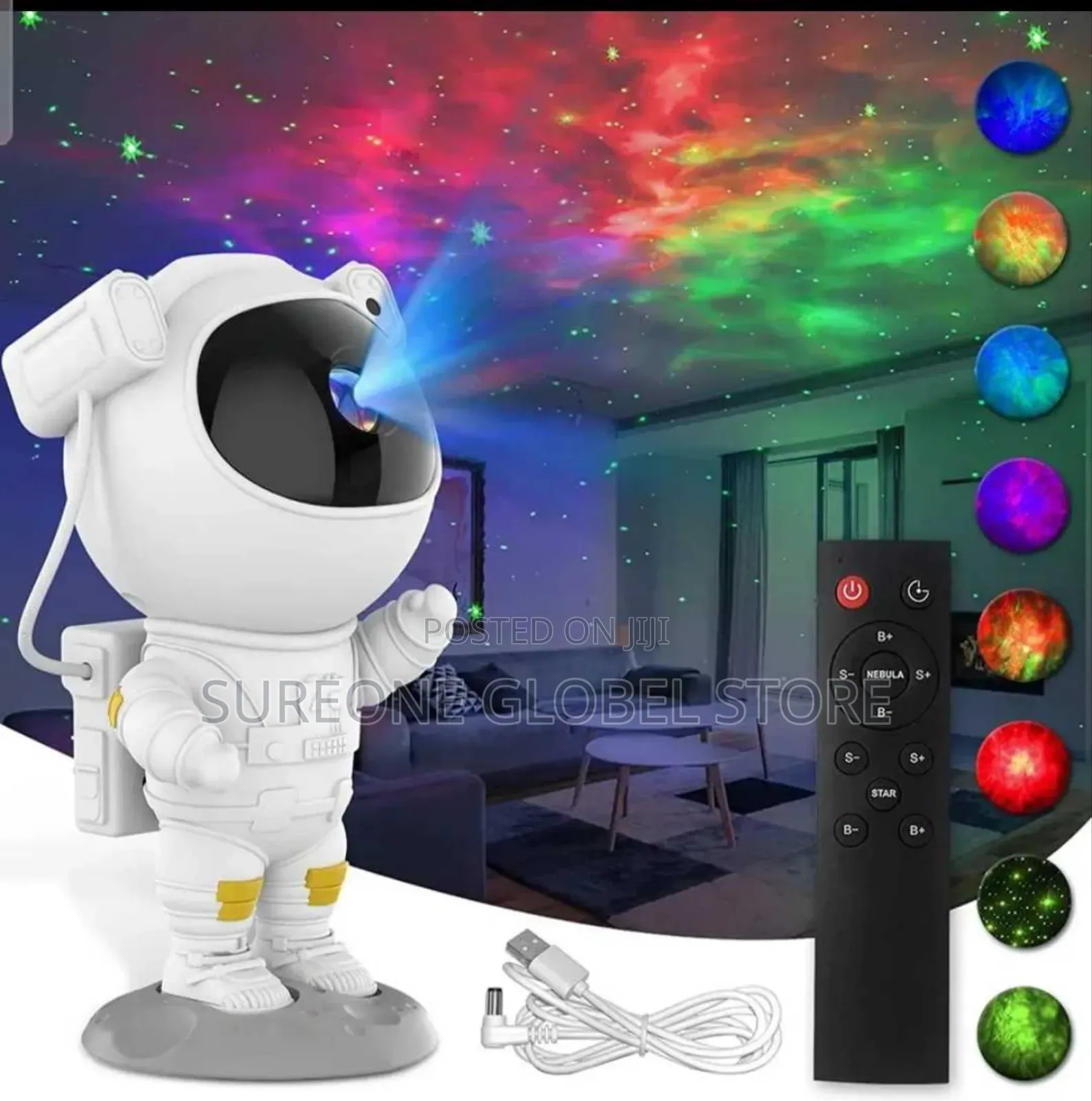 Spaceman Projection Lamp