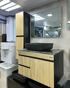 Cabinet Basin Set With Led Mirrors