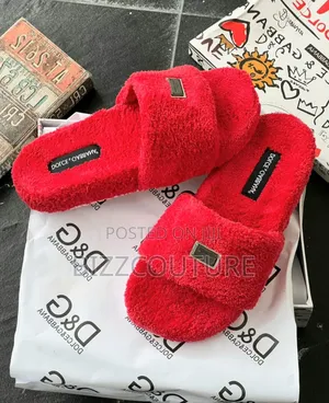Original Dolce Gabbana Terrycloth Slides Available Instore