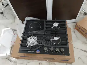 New in Polystar Inverter 3+1 Electric Built in Gas Hob