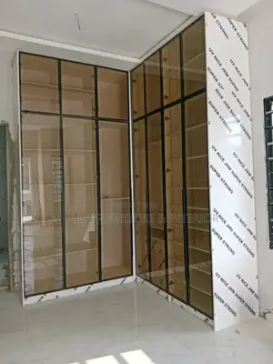 Full Height Wardrobe With Glass Doors