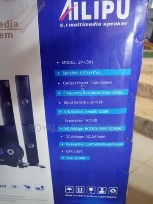 Brand New AILIPU Home Theater, 5.1 Subwoofer and Deep Bass