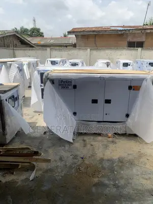 Photo - Battery Bank 30kva Perkins Soundproof Generator