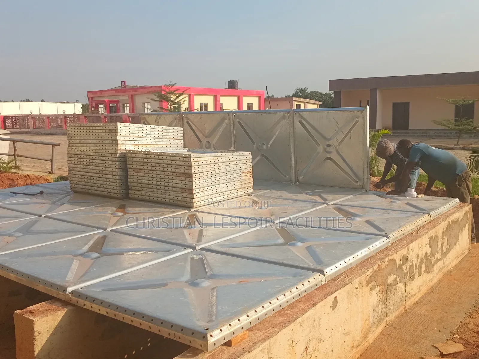 Braithwaite Water Tank Construction