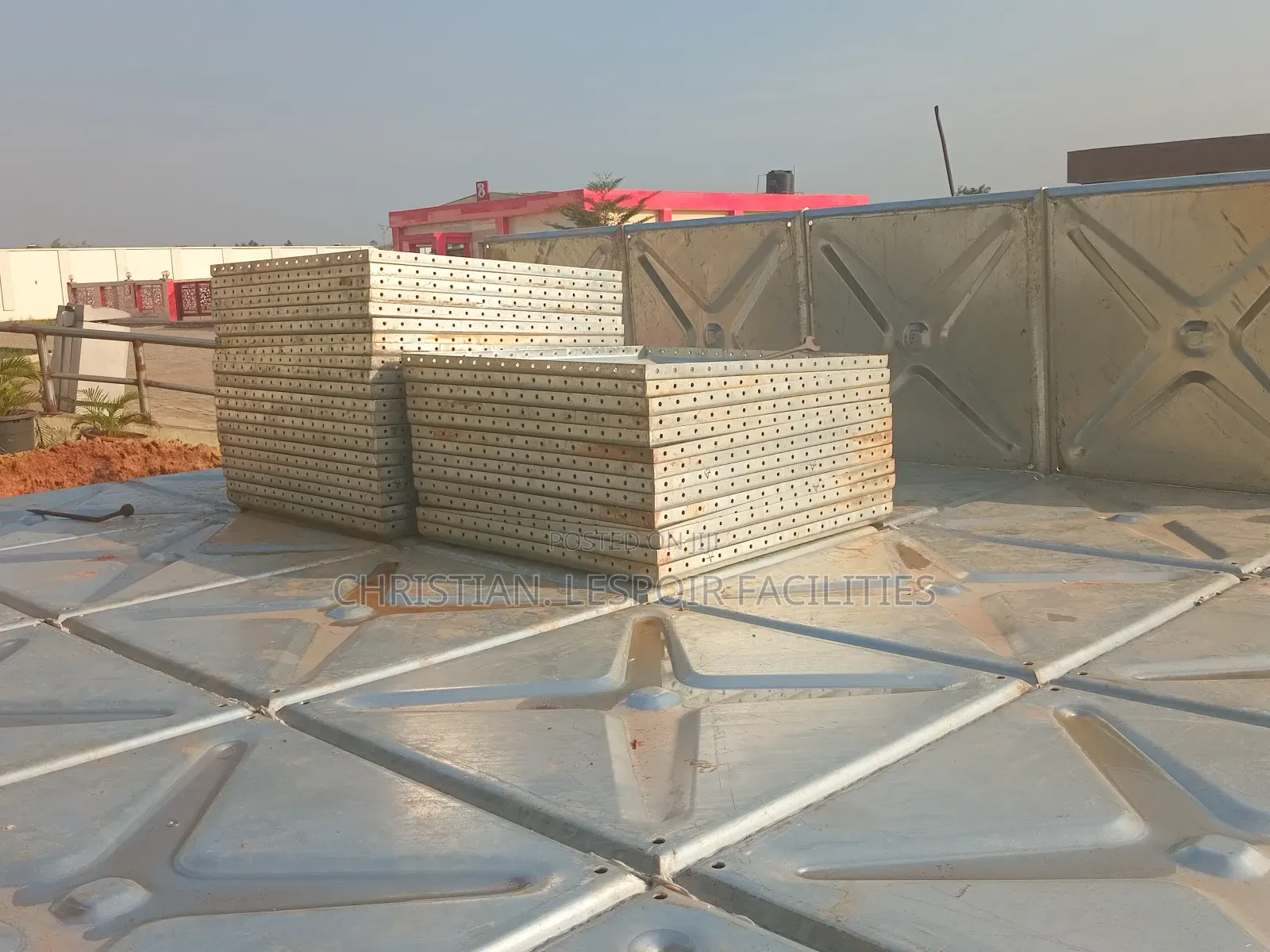 Braithwaite Water Tank Construction