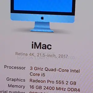 Desktop Computer Apple iMac 16GB Intel Core i5 SSD 256GB