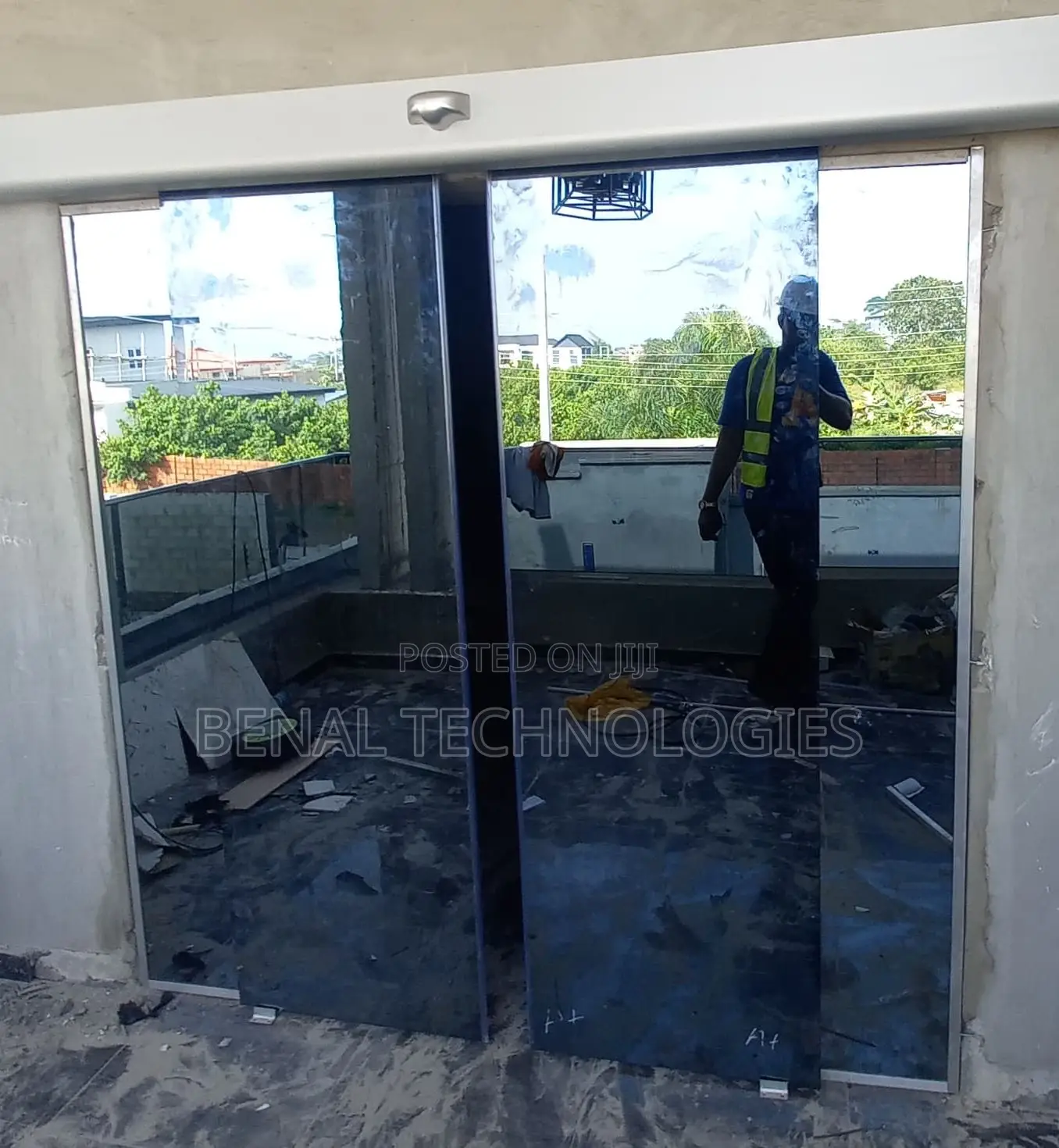 Auto-Move Entry Door