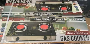 Qasa 2burner Table Gas Cooker With Automatic Ignition(Qgc2b)