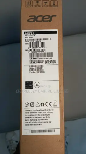 New Laptop Acer Aspire 5 8GB Intel SSD 256GB