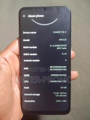 Huawei Y9s 128 GB Blue