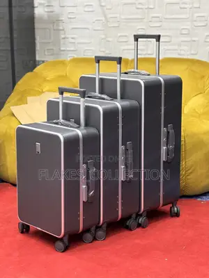 Set Of 3 Aluminum Luggage Box