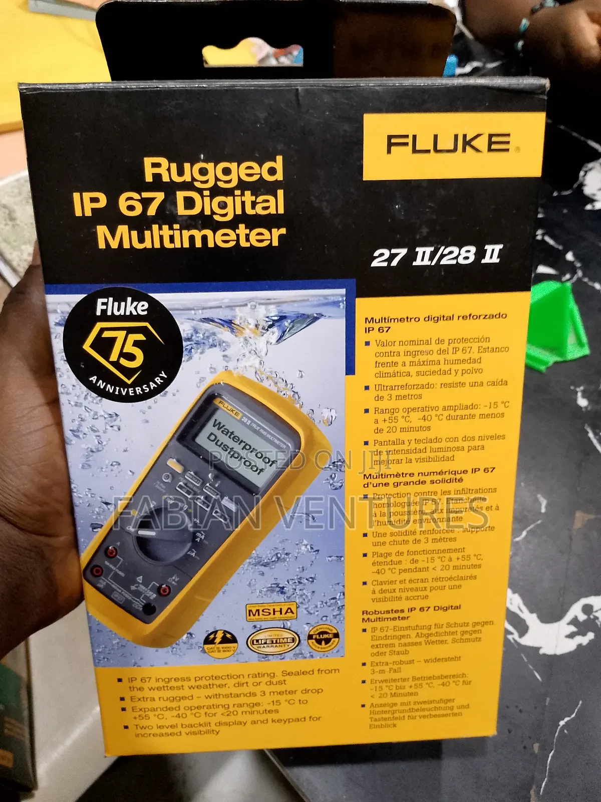 Fluke 28 II TRMS Rugged IP67 Digital Multimeter