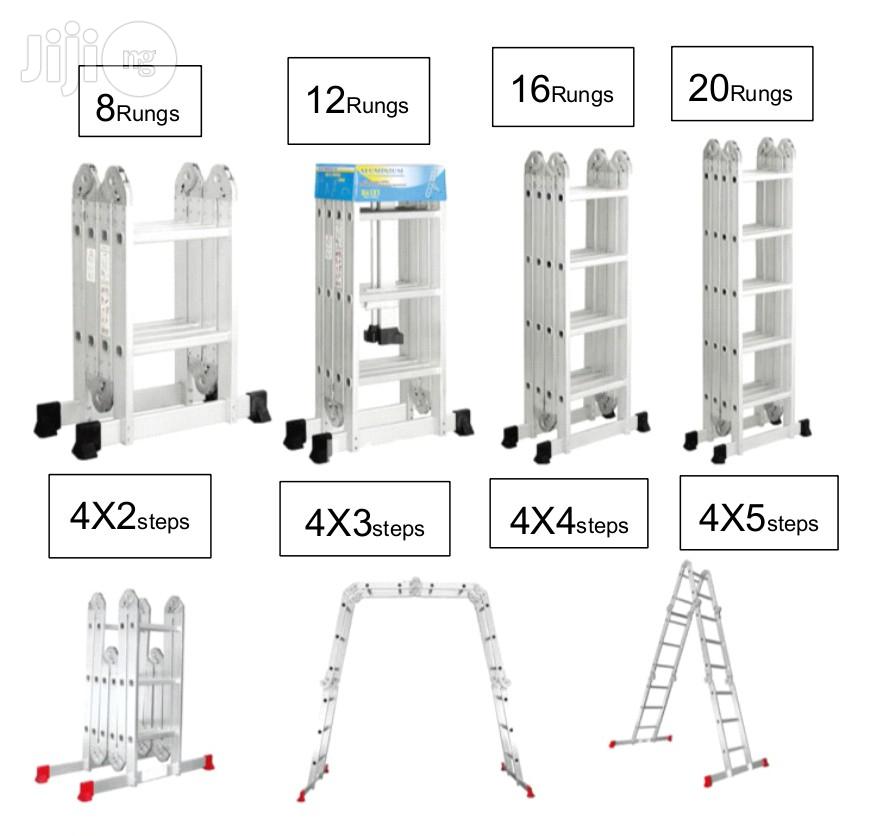 4x3 Foldable Multipurpose Aluminium Ladder