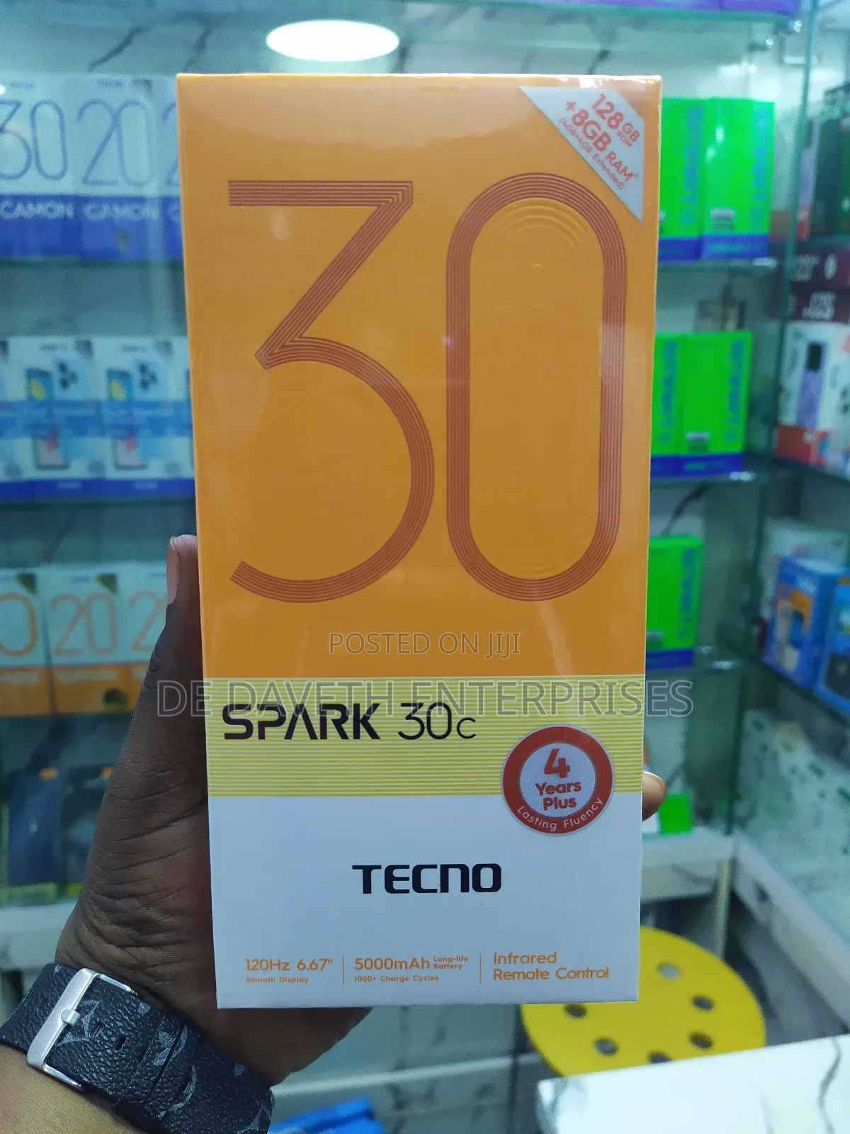 New Tecno Spark 30C 128 GB Black