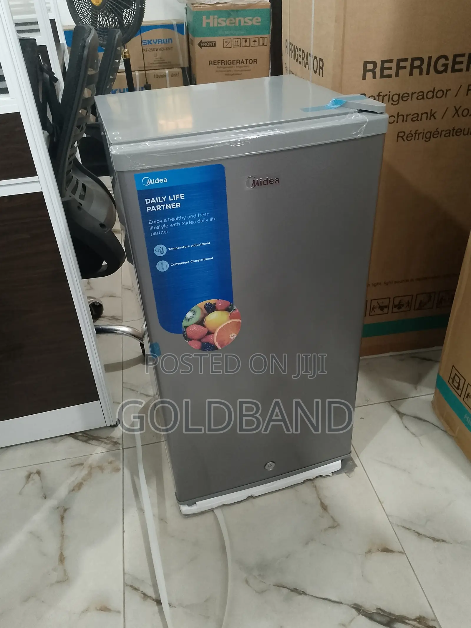 Super Cooling Midea Single Door Refrigerator Mdrd133fgg50