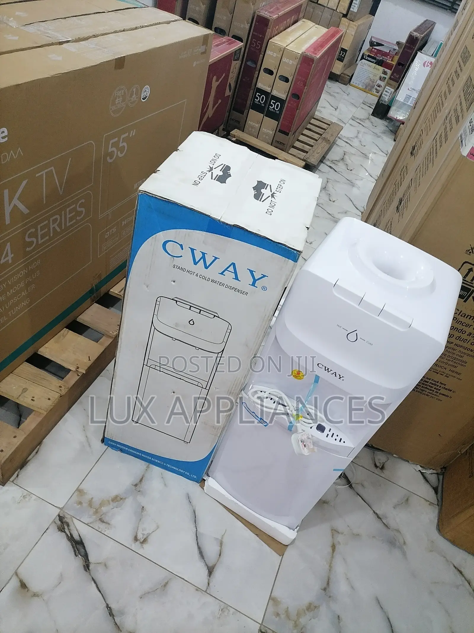The Available White Cway Water Dispenser