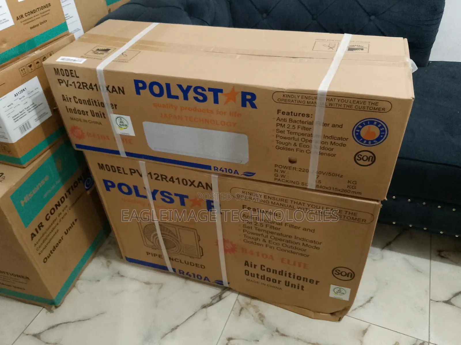 Original Polystar Non Inverter Air Conditioner 1.5hp