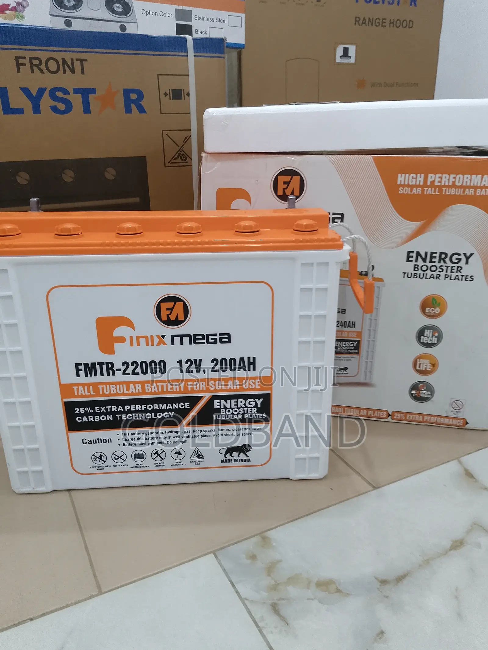 Finix Mega Tall Tubular Battery for Solar Use (Functional)