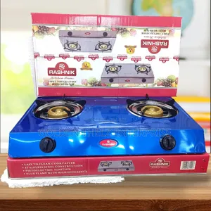 2 Burner Rashnik Black Gas Cooker