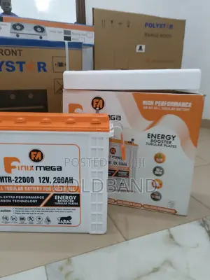 Extra Powerful Finix Mega Tall Tubular Battery for Solar