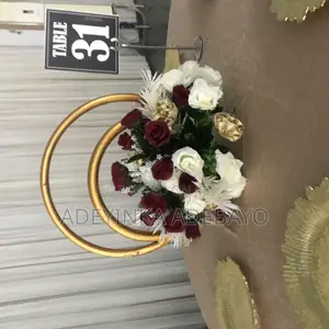 Double Ring Table Flower Center Pieces