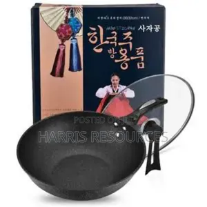 None Stick Stick Deep Wok Frying Pan - 32cm