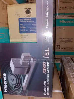 Hisense AX5100G 5.1ch 340W Soundbar With Wireless Subwoofer