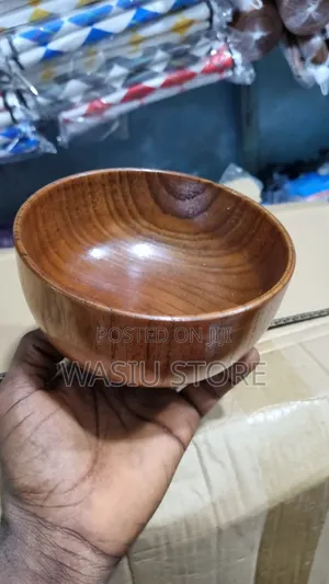 1pc Wooden Salad Bowl