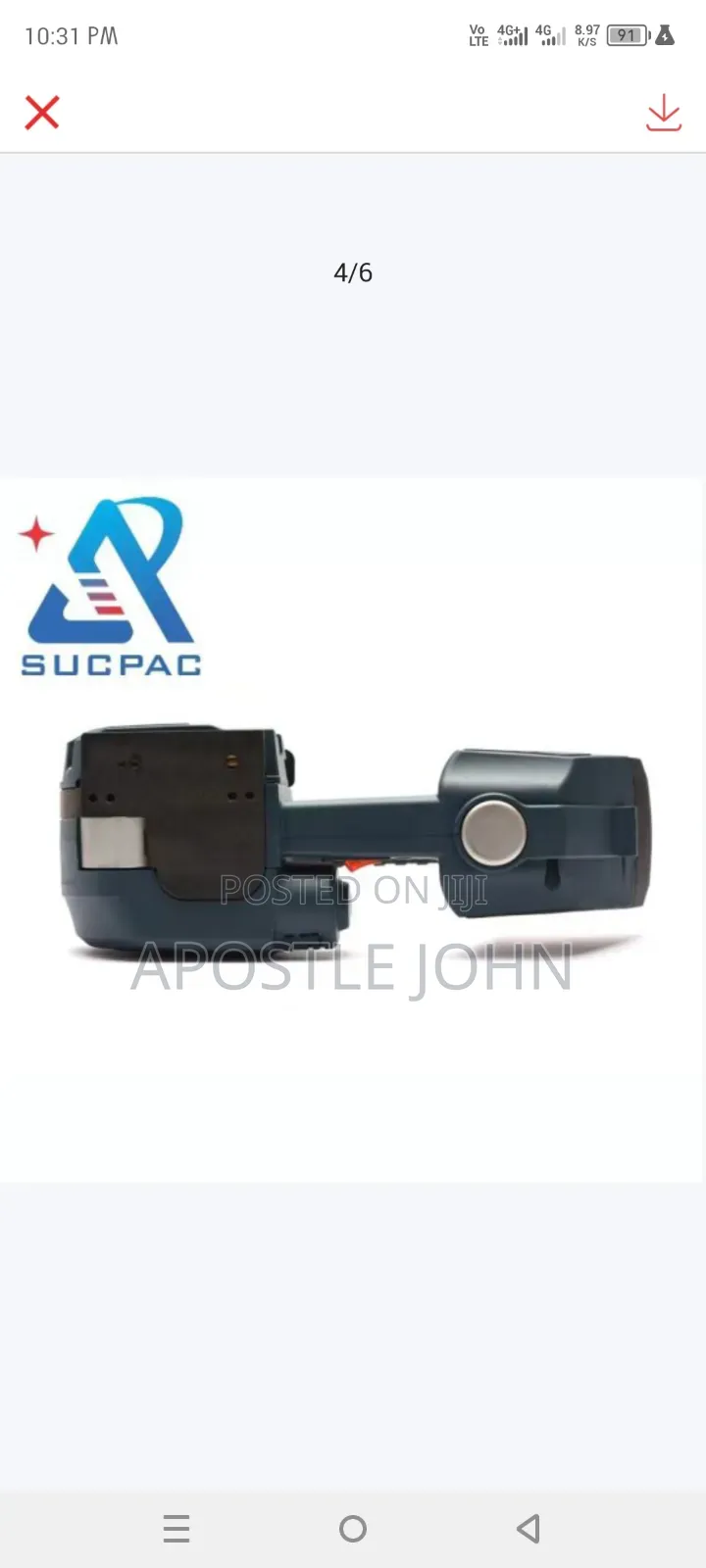 Battery Strapping Machine Handheld