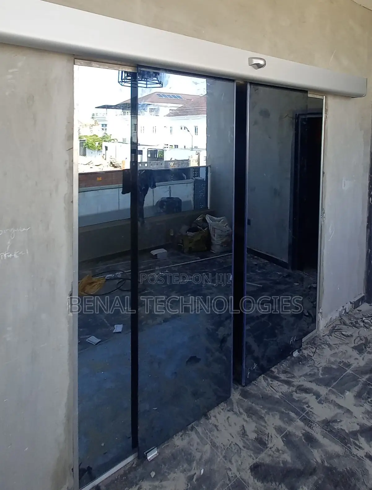 Automatic Sensor-Driven Glass Door