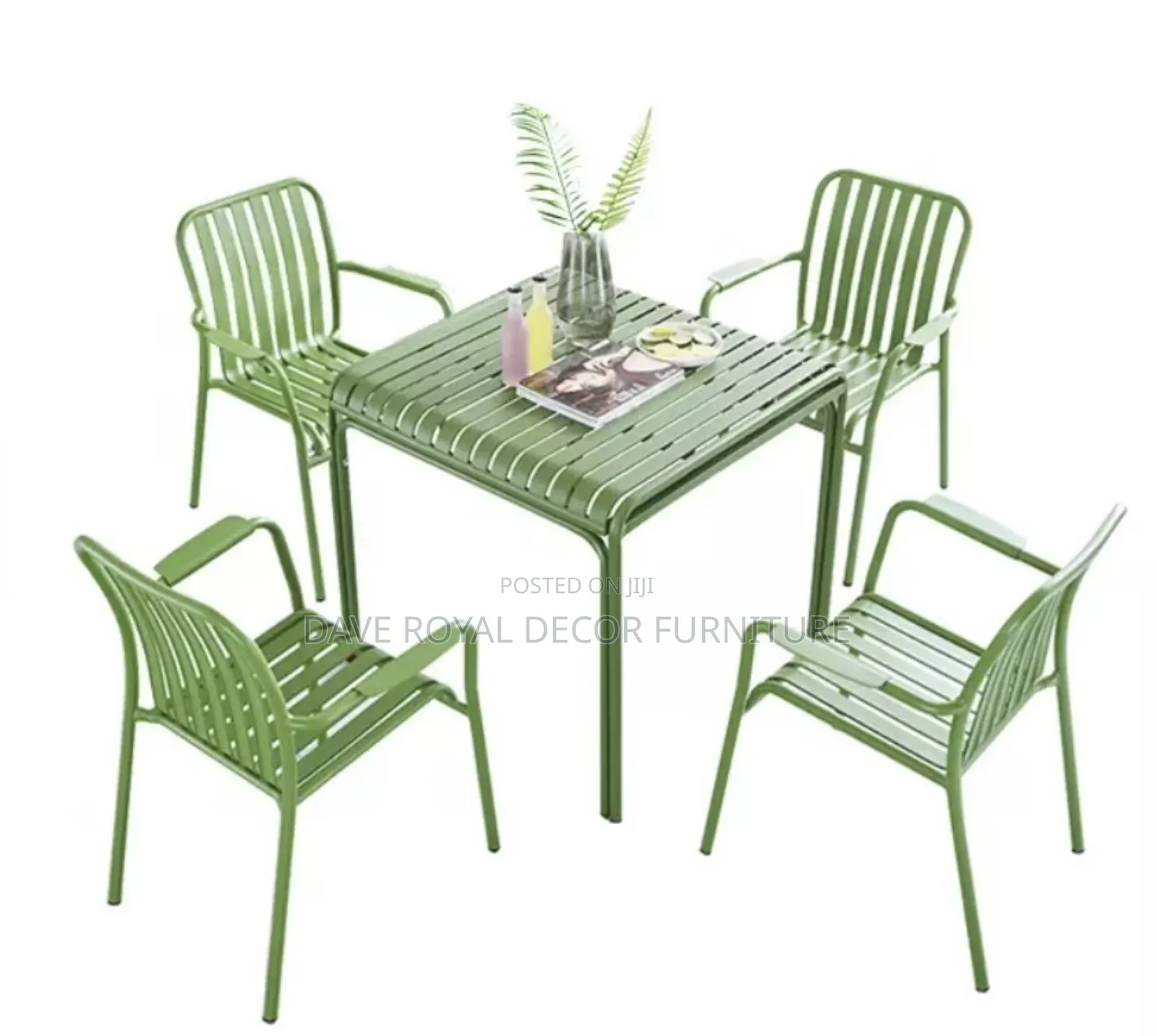 Metal Restaurant Table With Chairs