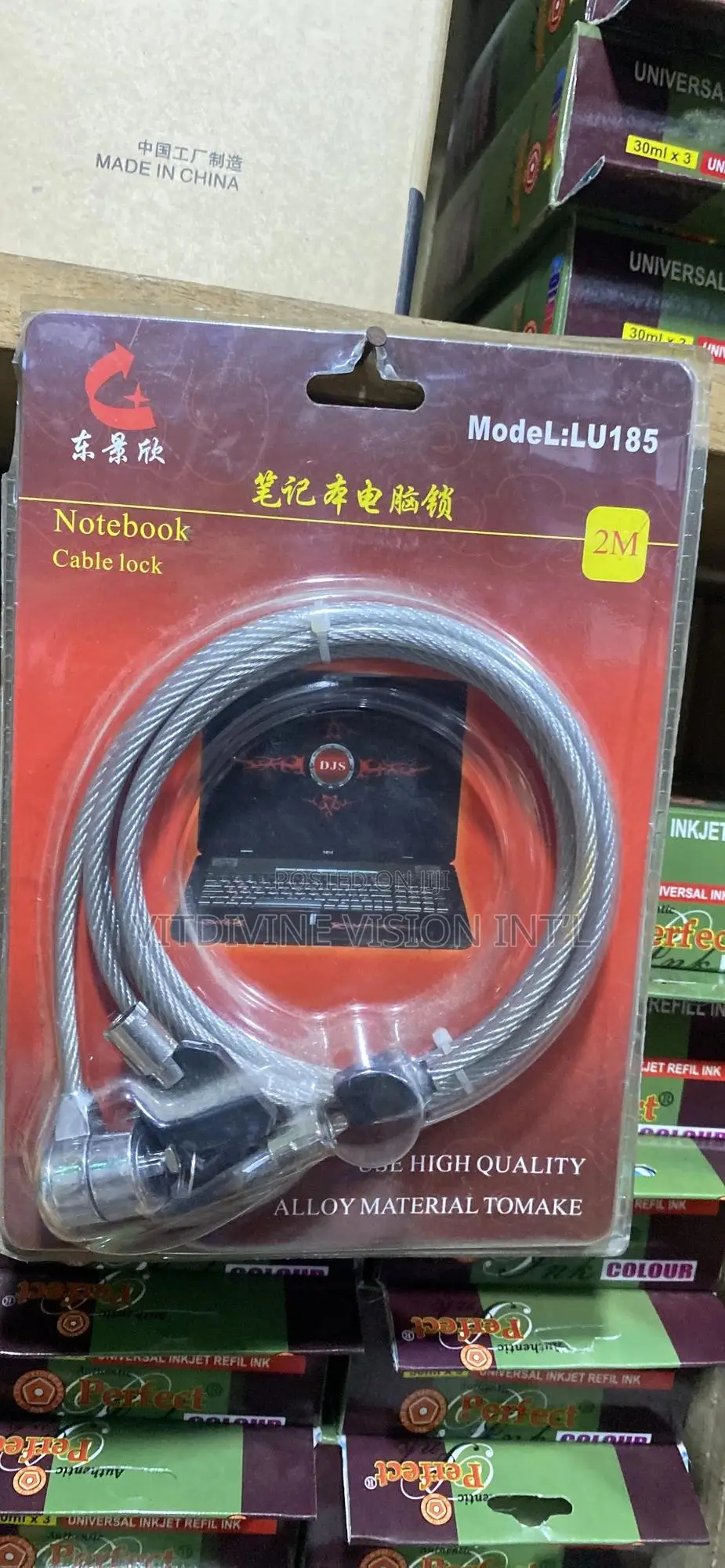 Laptop Lock LU185 2m