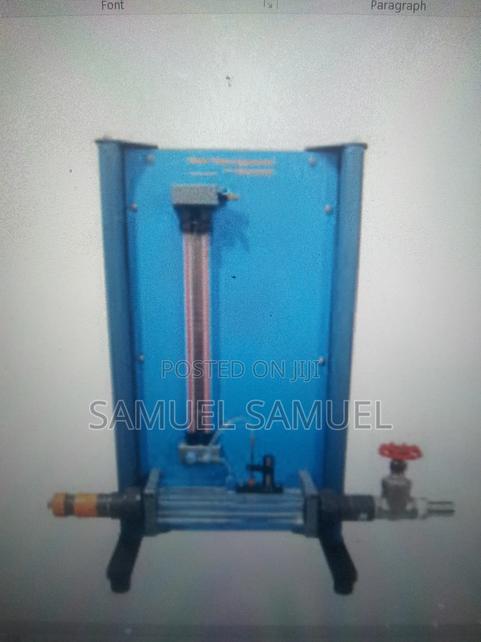 Pitot Tube Apparatus