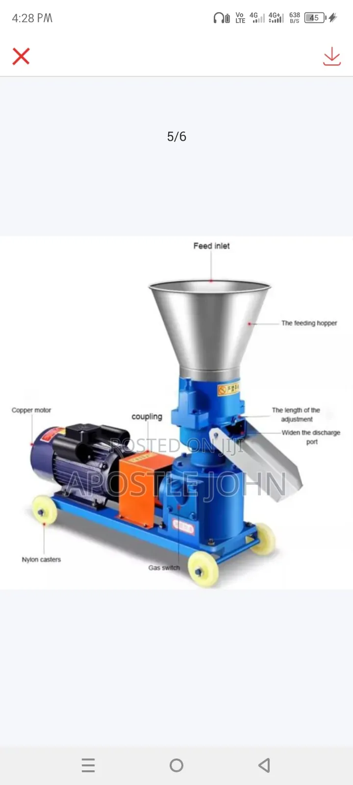 Complete Animal Feed Pelleting Machine